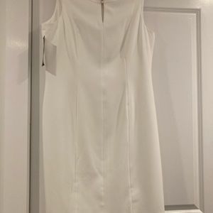NWT. EVAN PICONE WHITE DRESS